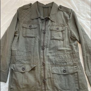 Eddie Bauer Green Army Jacket Size XL